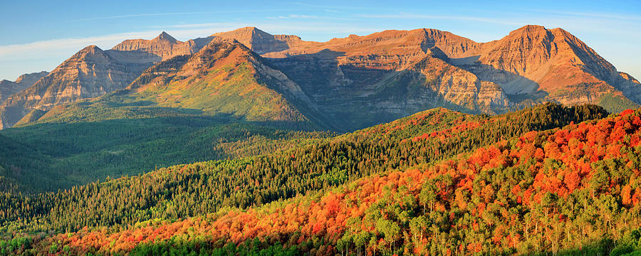 Panorama Photograph - Timp Fall Color Panorama by Johnny Adolphson Panorama Photograph - Timp Fall Color Panorama by Johnny Adolphson