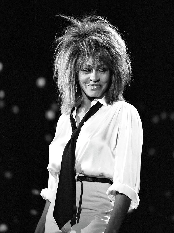 Tina Turner Photograph - Tina Turner Performs On A Tv Show by Michael Ochs Archives
