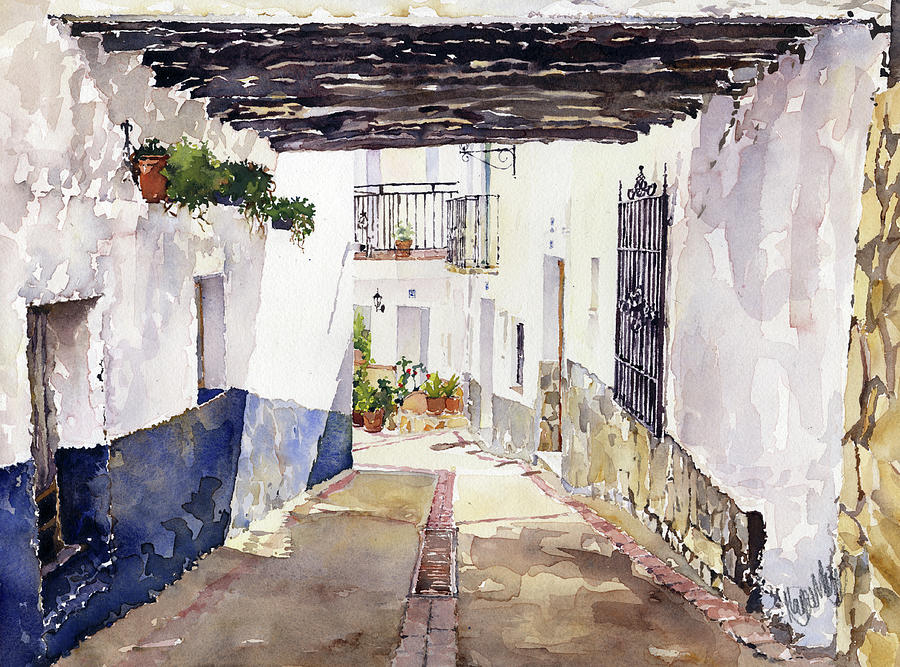 Tinao De Paterna Del Rio Painting by Margaret Merry
