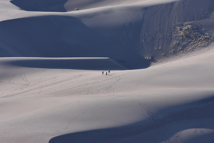 Tiny Figures in an Immense Landsccape Photograph by Ben Foster