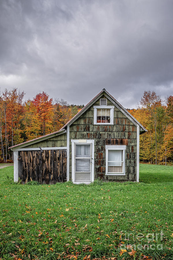 Tiny House Vermont Photograph by Edward Fielding