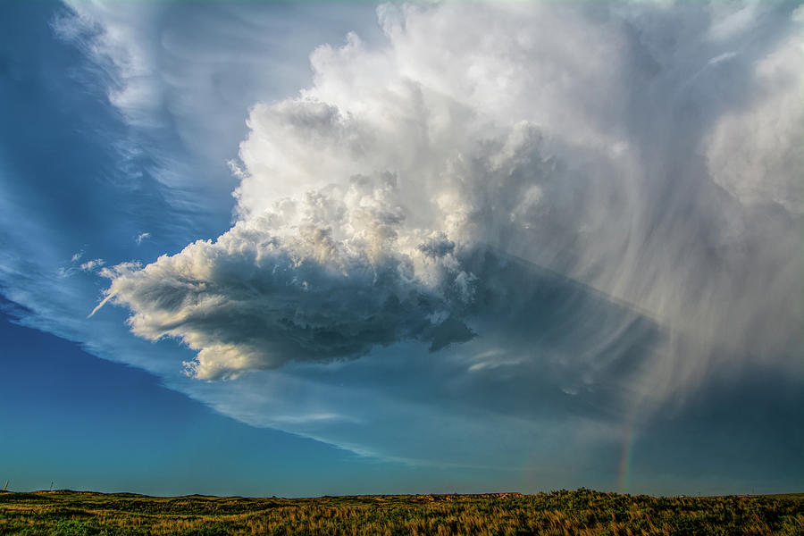 Tiny, Low-precipitation Supercell Storm Spins Produces Skinny Funnel ...