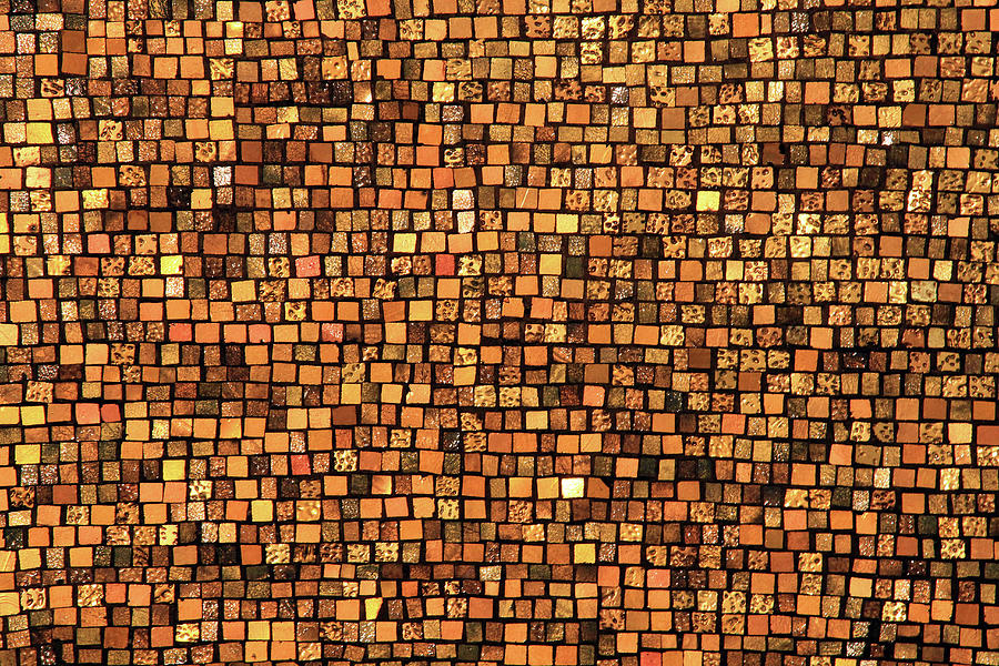 Tiny Mosaic Squares Photograph by Cora Wandel