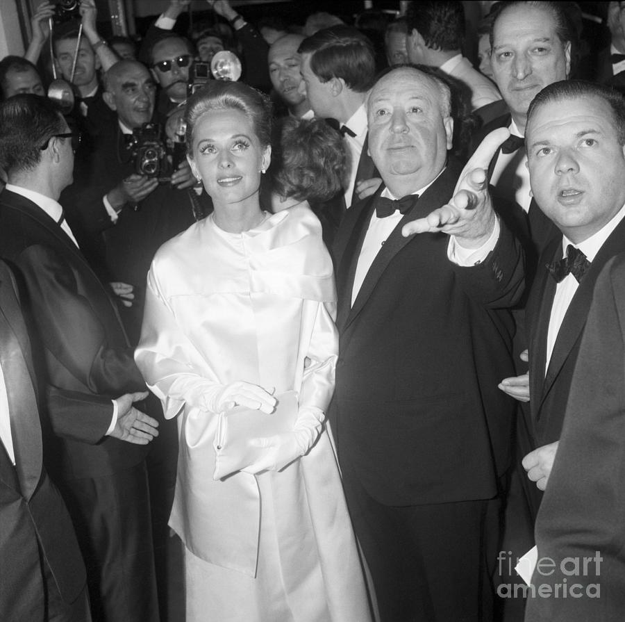 Tippi Hedren And Alfred Hitchcock Photograph by Bettmann