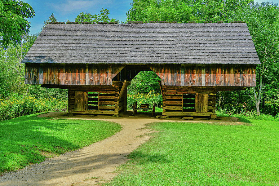Tiptons Barn in Summer Photograph by Marcy Wielfaert