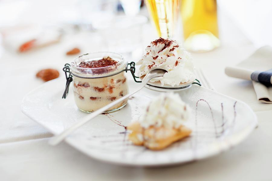 Tiramisu italian Layered Dessert Made With Mascarpone Creme And Coffee Photograph by Imagerie