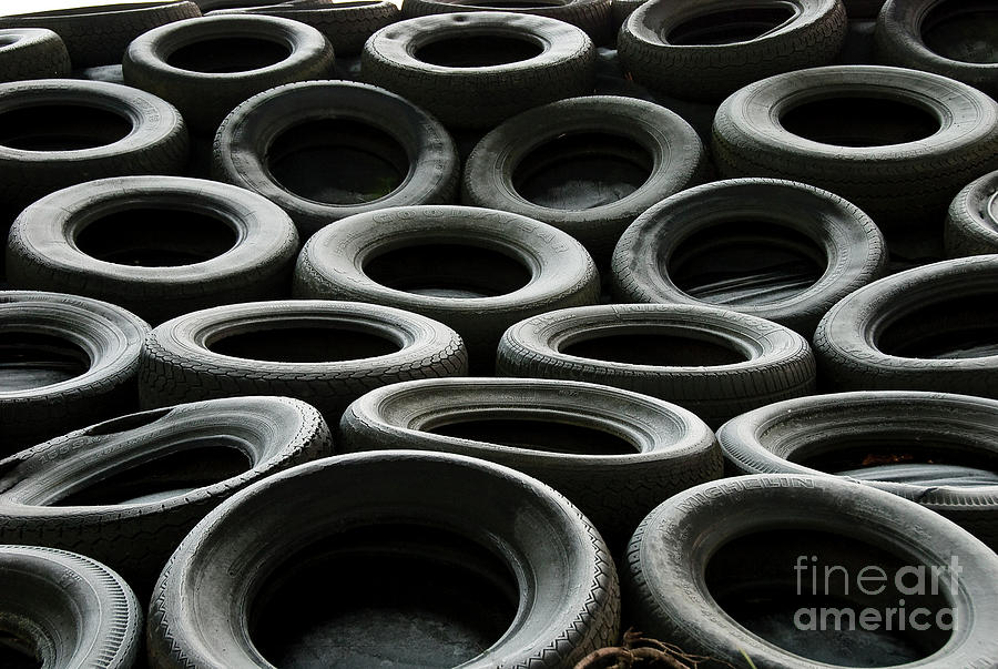 Tire Choir Photograph by Silentfoto