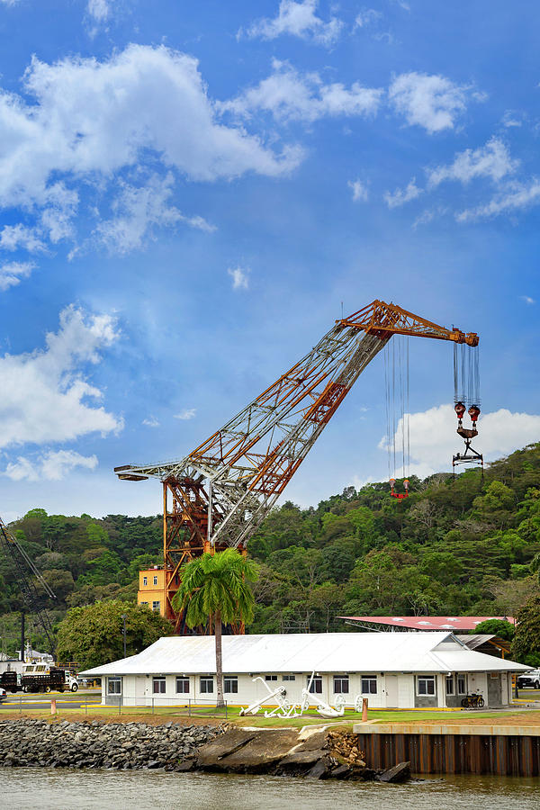 Titan Crane, Gamboa, Panama Digital Art by Lumiere