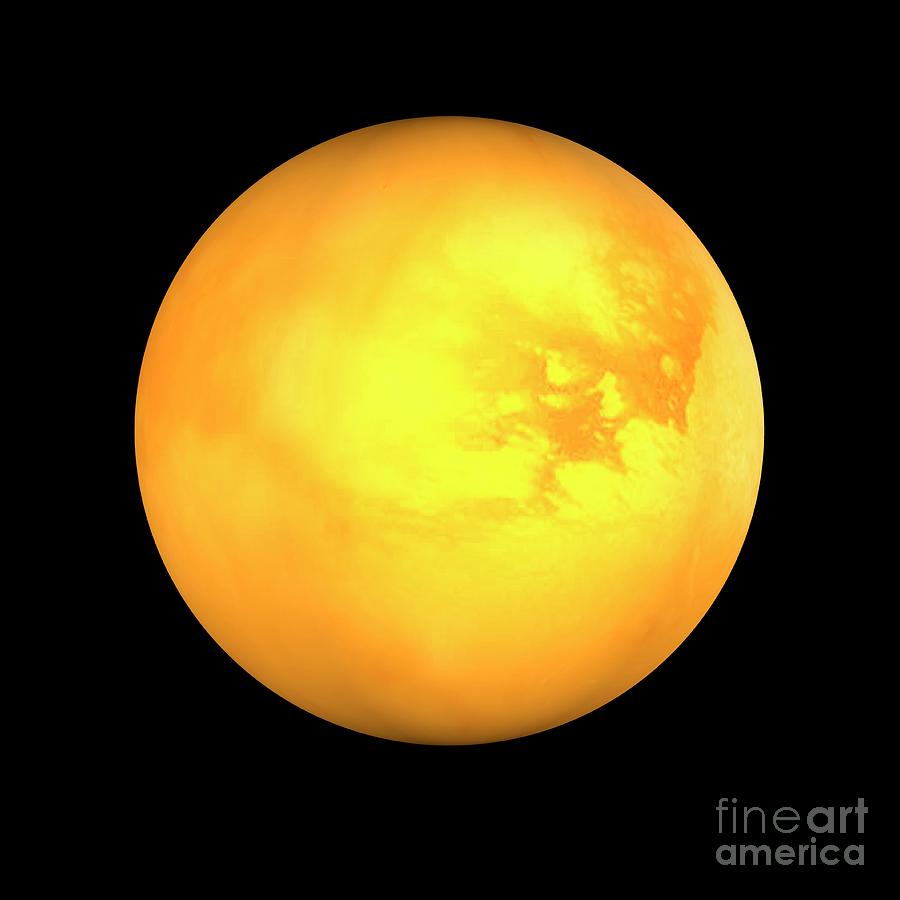 Titan Photograph by Tim Brown/science Photo Library