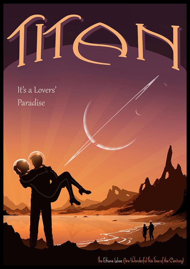 titan travel poster