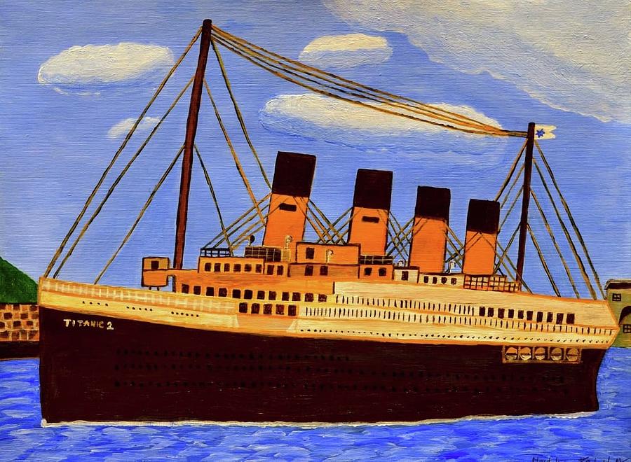 Titanic 2 Painting by Magdalena Frohnsdorff