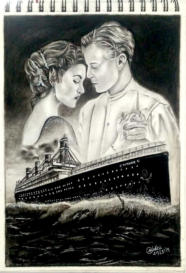 Rose Titanic Drawing Replica Print of the Sketch of Rose  Etsy