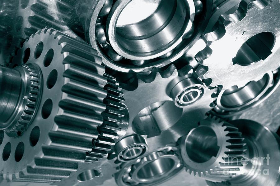 Titanium Gears And Ball-bearings Photograph by Christian Lagerek/science Photo Library