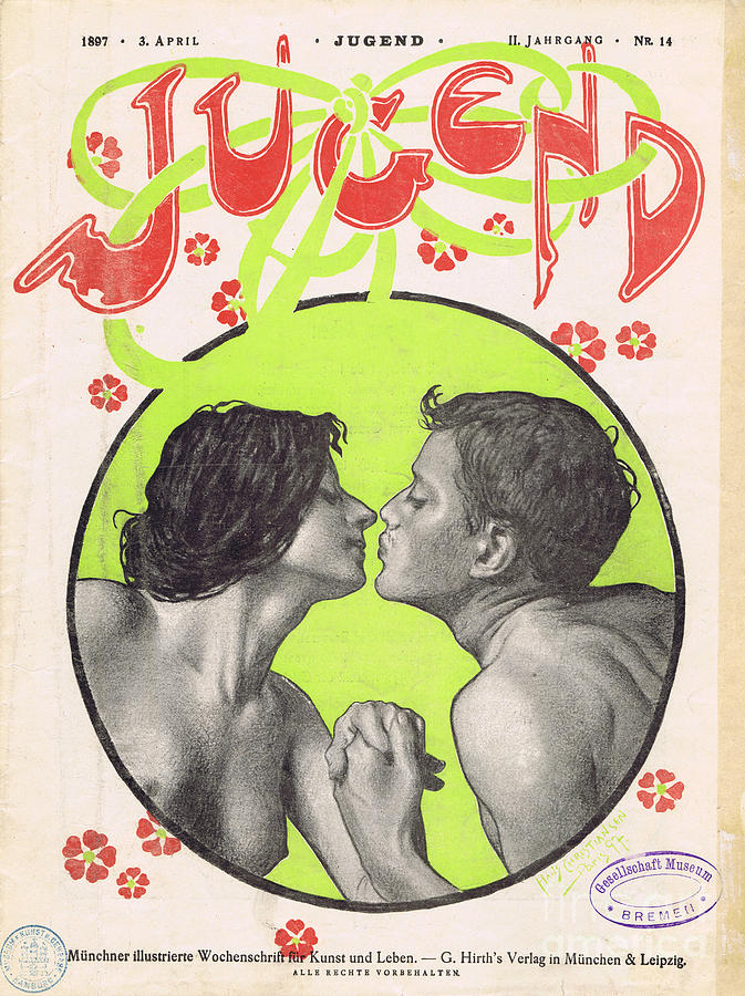Title For The Magazine Jugend Youth Drawing by Heritage Images
