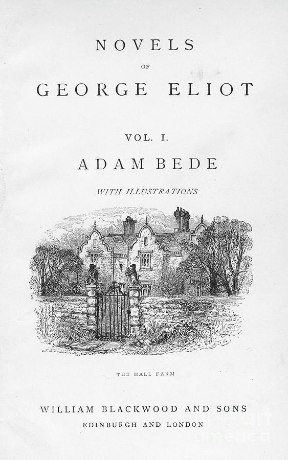 Title Page Of Adam Bede By George Drawing by Print Collector