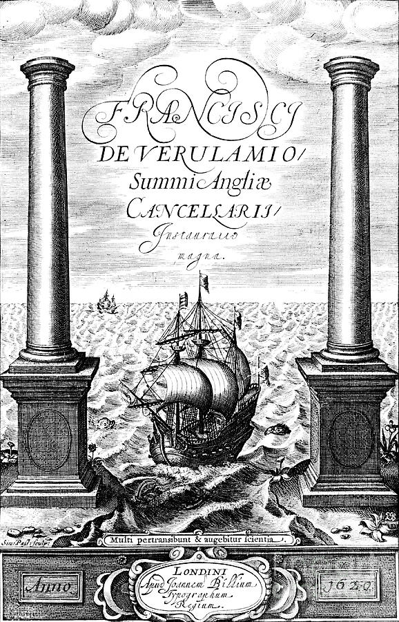 Title Page Of Instauratio Magna Drawing by Print Collector