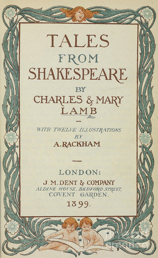 Title Page Of Tales From Shakespeare Painting by European School