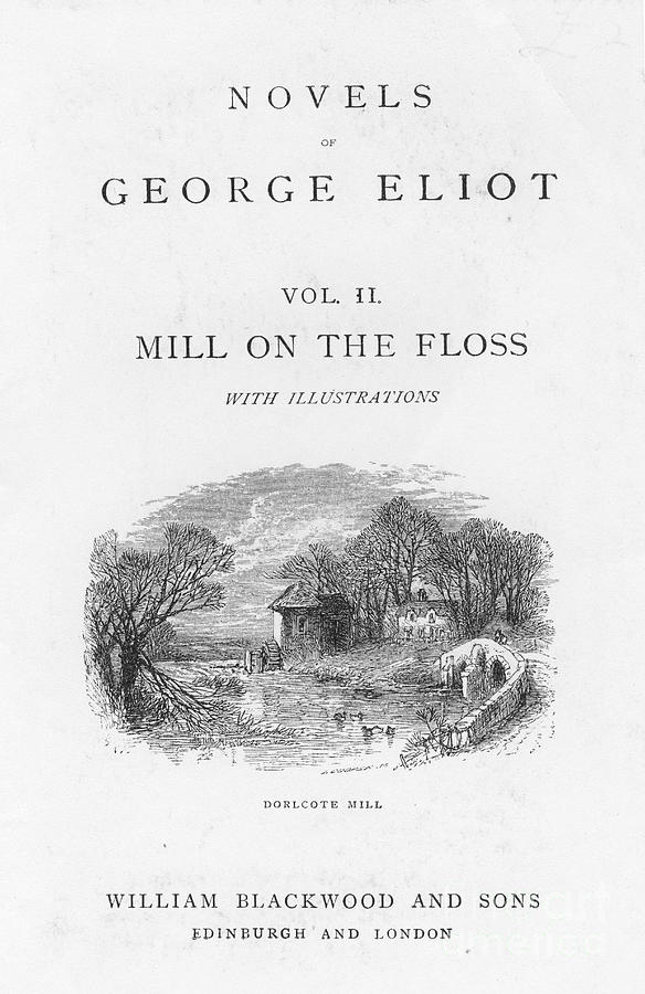 Title Page Of The Mill On The Floss Drawing by Print Collector