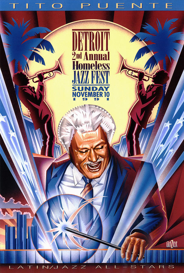 Tito Puente Jazz Painting
