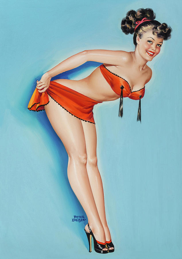 Tits and Tassels Painting by Peter Driben