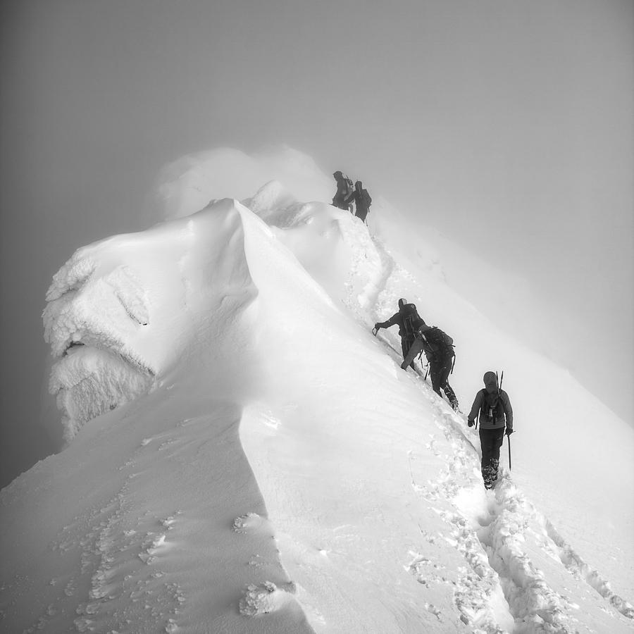 Mountain Photograph - To The Summit by Pawel Herman