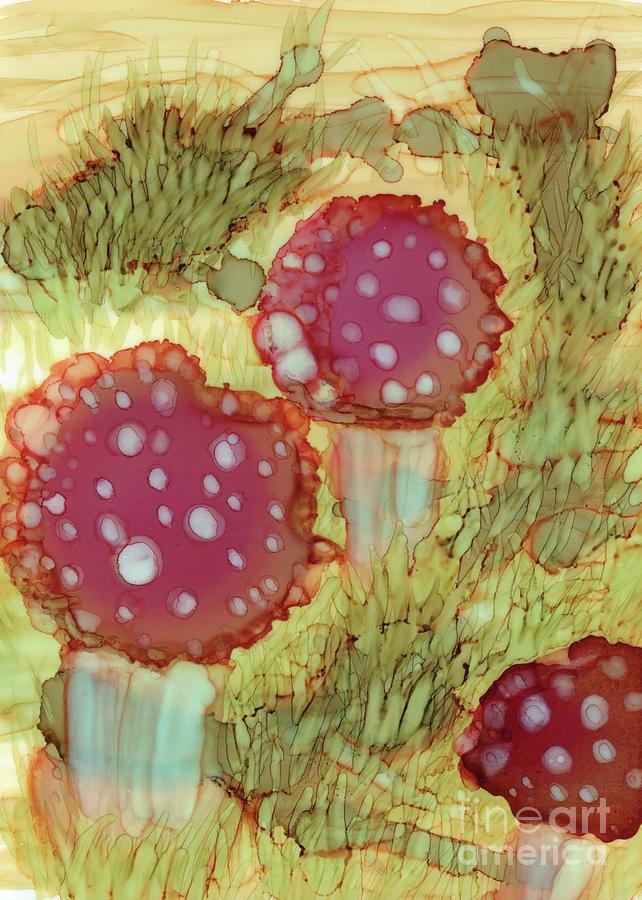 Toadstool Painting by Inky Ivory - Fine Art America