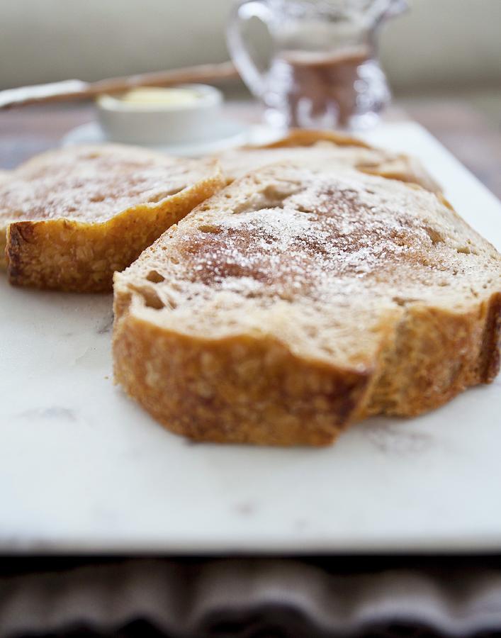 Toast With With Butter And Cinnamon Sugar Photograph by Ryla Campbell ...