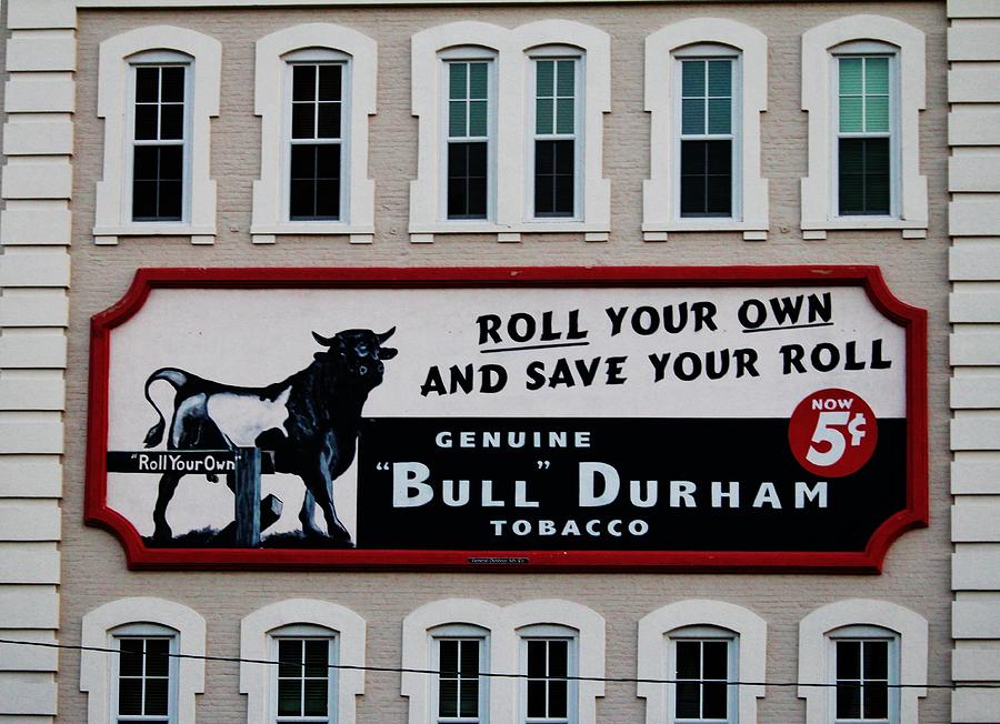 Architecture Photograph - Tobacco Sign by Cynthia Guinn