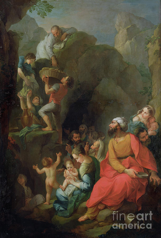 Tobit Escaping Captivity With His Companions, 1733 Painting by Pierre ...