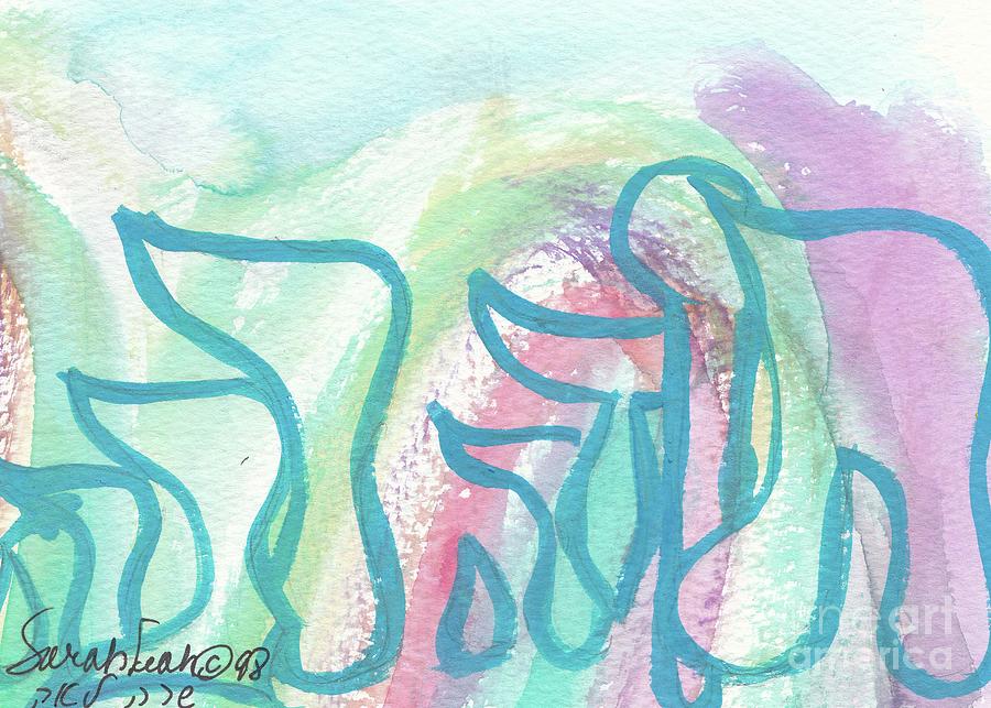 TODAH RABBAH tr3 Painting by Hebrewletters SL