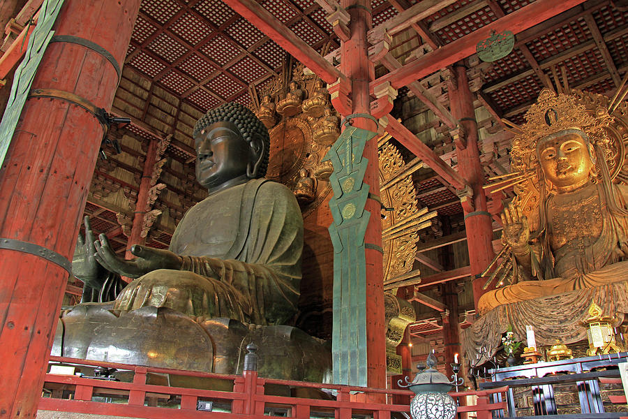 Todai-ji Temple - Nara, Japan Photograph by Richard Krebs