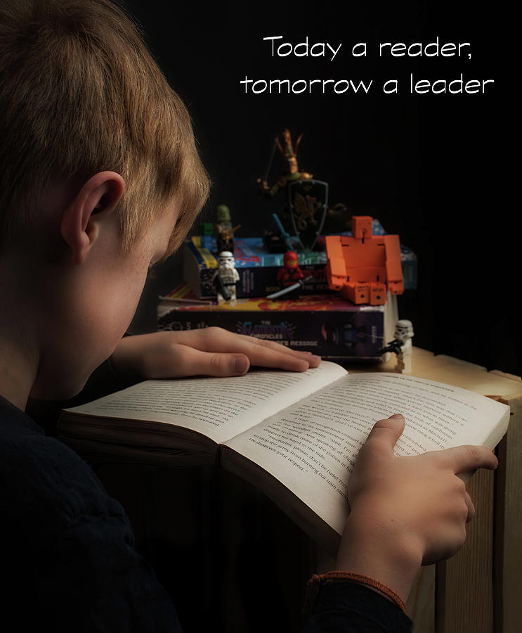 Today A Reader Tomorrow a Leader Photograph by Norma Warden