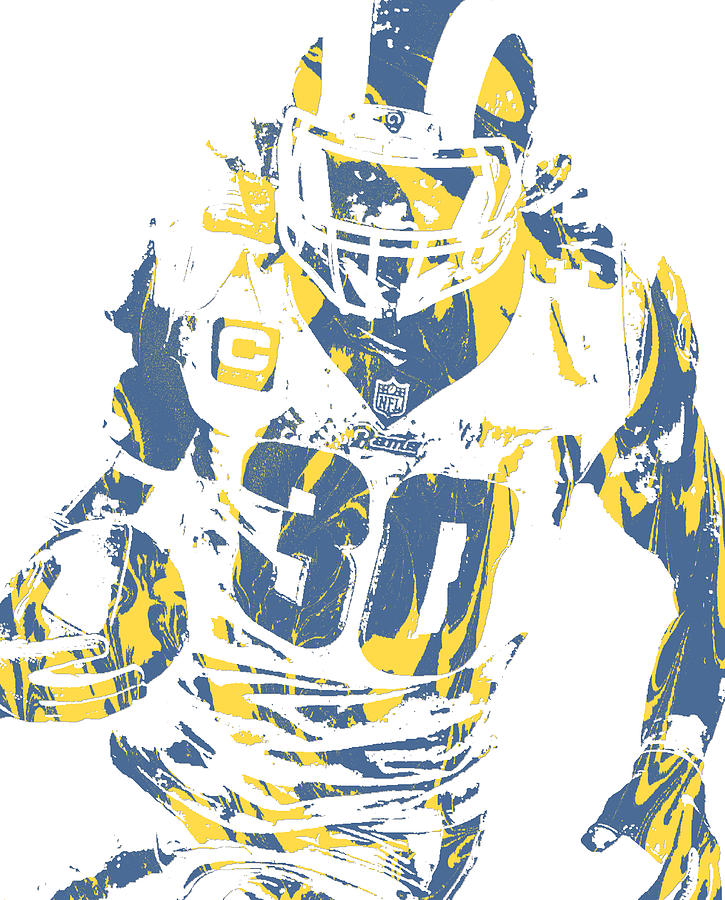 Todd Gurley Los Angeles Rams Pixel Art 22 Mixed Media by Joe Hamilton -  Pixels