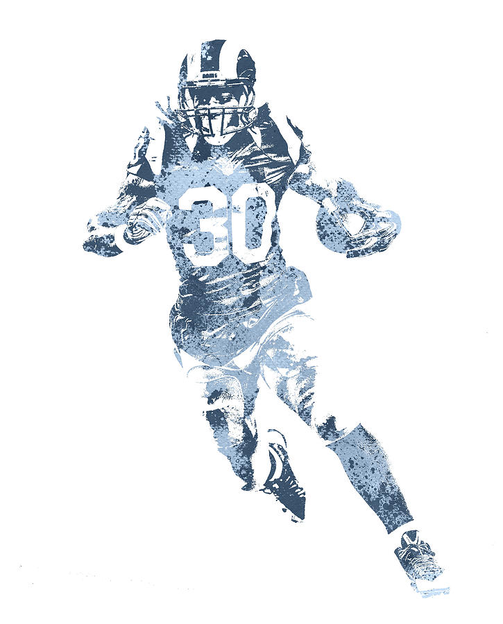 Todd Gurley Los Angeles Rams Pixel Art 30 Mixed Media by Joe Hamilton -  Pixels