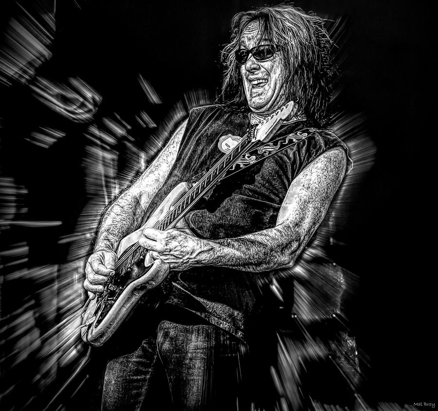 Todd Rundgren Utopia Mixed Media by Mal Bray - Pixels