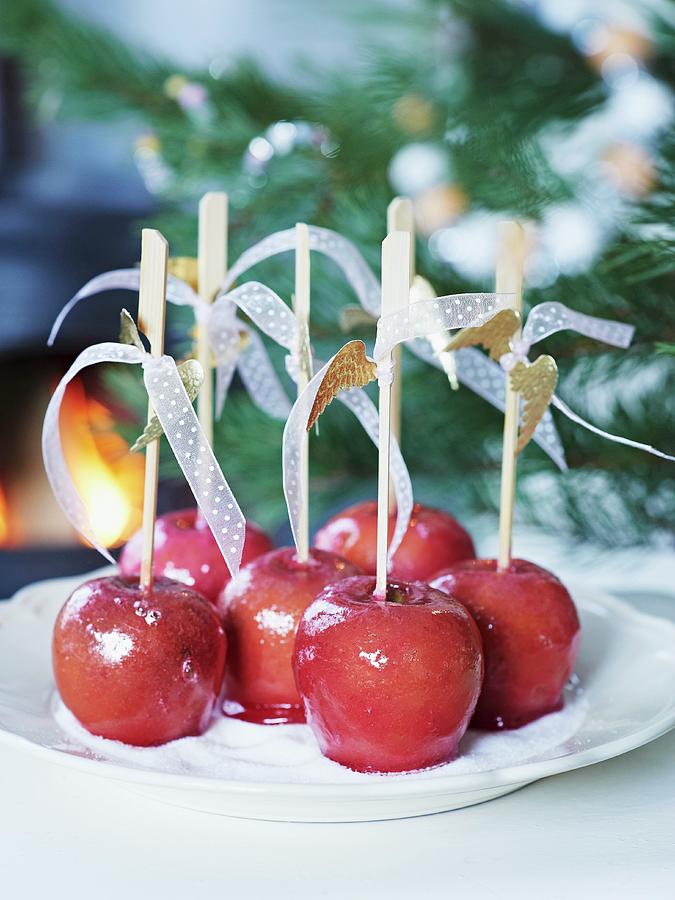 Toffee Apples For Christmas Photograph by Hannah Kompanik