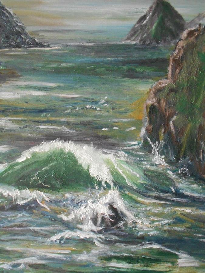 Tofino Painting by Lillian Richards - Fine Art America