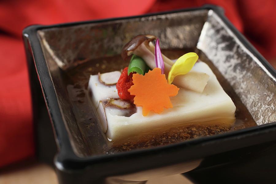 Tofu Kaiseki japanese Appetiser Photograph by Yuichi Nishihata Photography