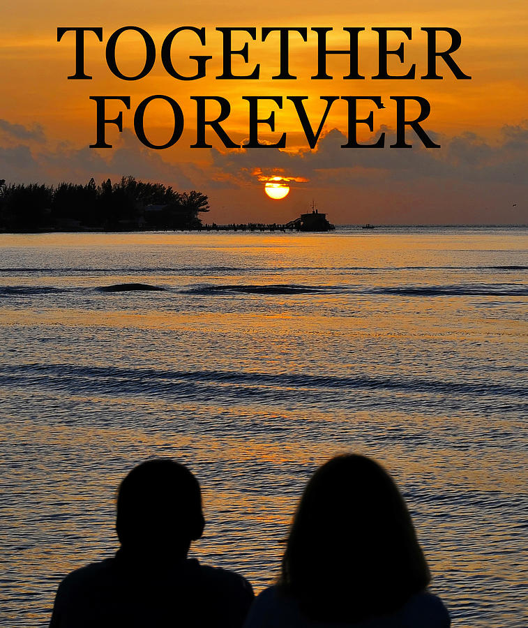 Togehter Forever card / poster Photograph by David Lee Thompson