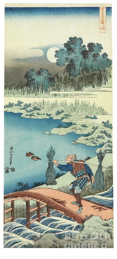 Tokusagari Drawing by Katsushika Hokusai