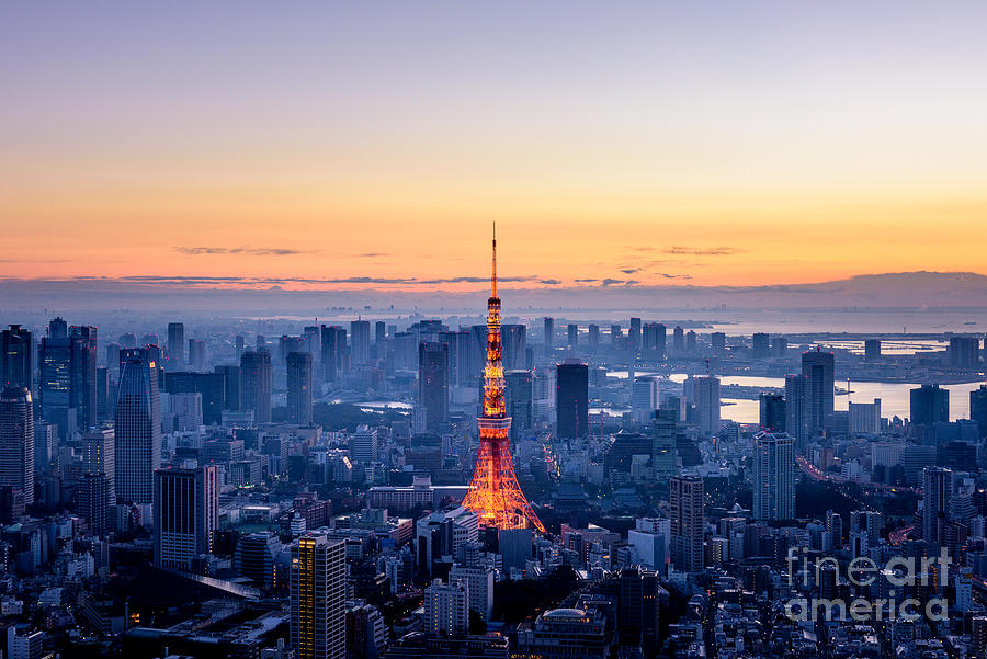 Tokyo At Dawn Photograph by Yukinori Hasumi