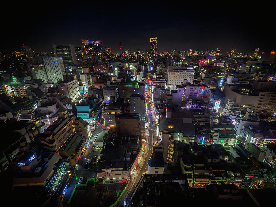 Tokyo at night Photograph by Manuel Lozano Garcia | Pixels