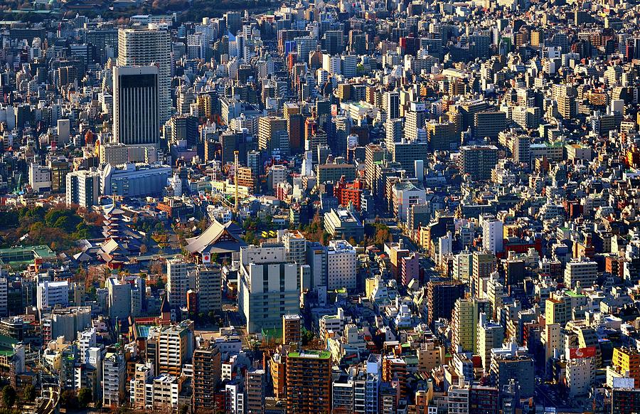 Tokyo Birds-eye Vie Photograph by Vladimir Zakharov Tokyo Birds-eye Vie Photograph by Vladimir Zakharov
