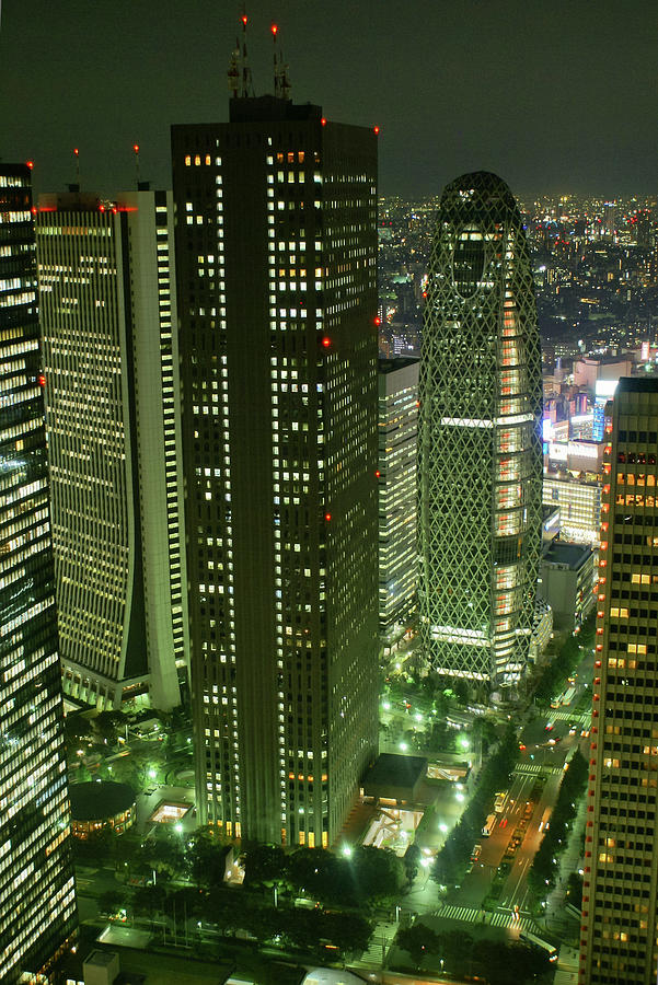 Tokyo By Night Photograph by Juanma Palacios