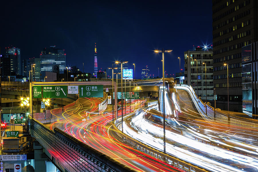 Tokyo Elevated Highways Photograph by Sandro Bisaro