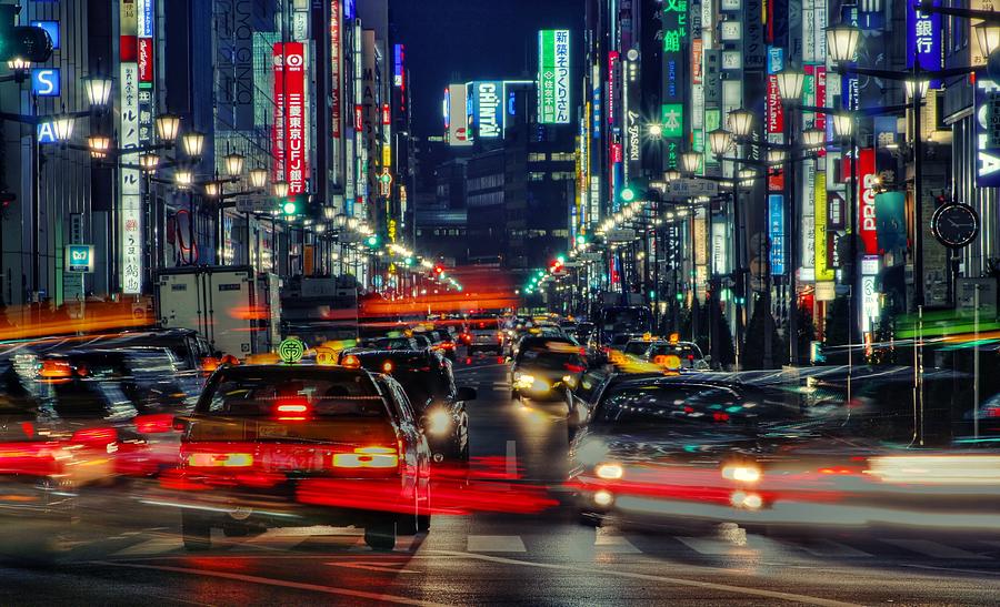 Tokyo Neon Photograph by Chris Jongkind
