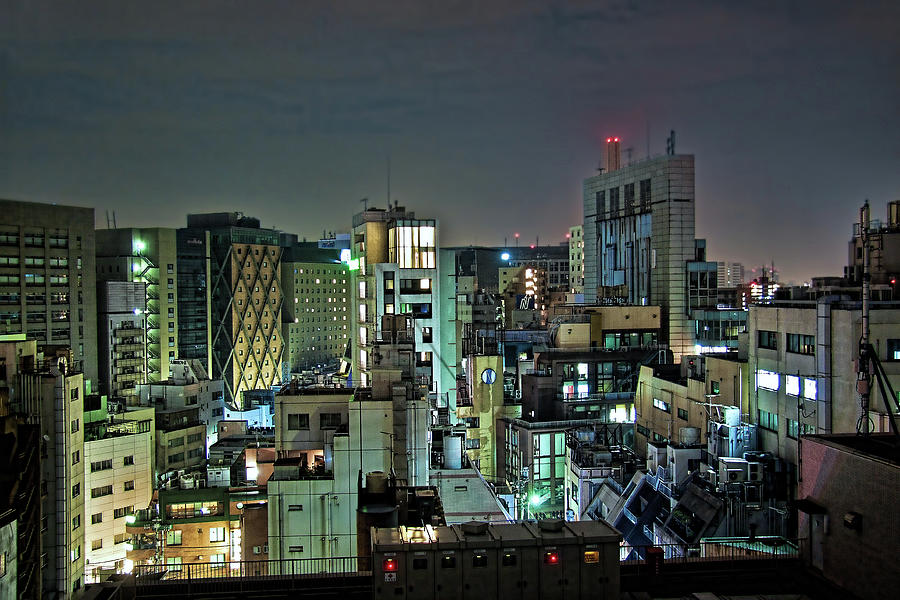 Tokyo Night Photograph by Copyright Artem Vorobiev