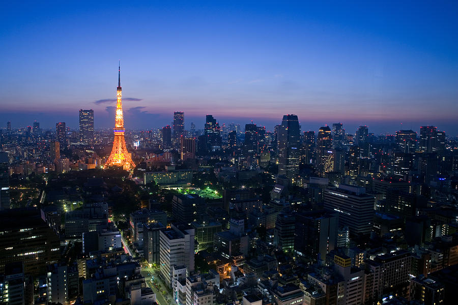 Tokyo Night View Photograph by Tomosang