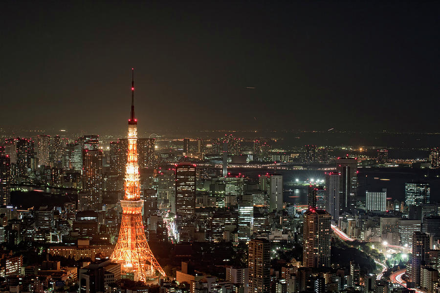 Tokyo Skyline By Moments In 3 X 4