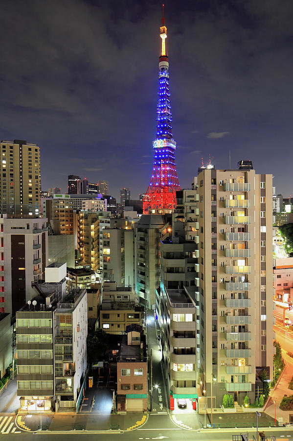 Tokyo Tower Akabenabashi Photograph by Krzysztof Baranowski